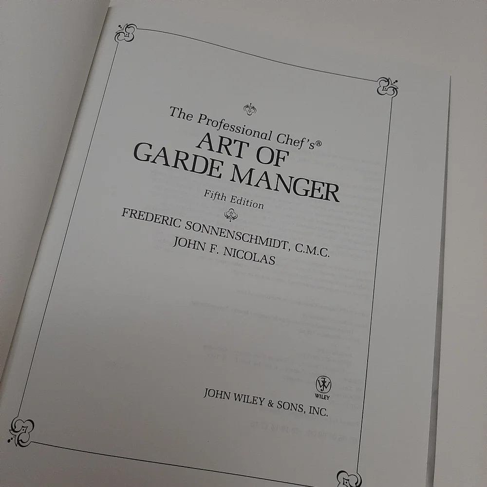 🍒The Professional Chef's Art of Garde Manger 5th Edition HC Cookbook - Picture 8 of 10